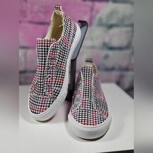 Corkys‎ Multi-Houndstooth Babalu Slip-on Sneakers